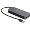 HUB USB 3.0 StarTech.com HB30AM4AB - 4 USB-A - Negro/Gris - HB30AM4AB HUB USB 3.0 StarTech.com HB30AM4AB - 4 USB-A - Negro/Gris - HB30AM4AB
