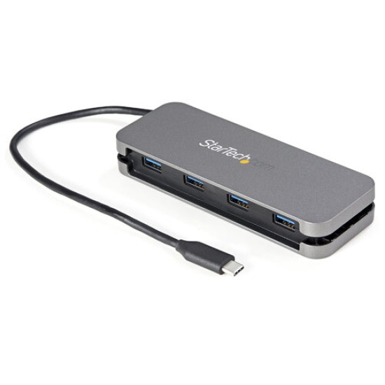 Hub USB-C StarTech.com - 4 Puertos - 4 USB-A - Cable de 25 cm - HB30CM4AB