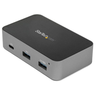 Adaptador HUB USB-C StarTech.com HB31C2A1CGS - 2 USB 3.1 - 1 USB-C - 1 RJ-45 - 10Gbps - Negro/Gris - HB31C2A1CGS Adaptador HUB USB-C StarTech.com HB31C2A1CGS - 2 USB 3.1 - 1 USB-C - 1 RJ-45 - 10Gbps - Negro/Gris - HB31C2A1CGS