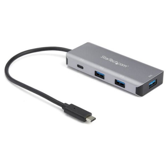 Adaptador HUB USB-C StarTech.com HB31C3A1CB - 3 USB 3.1 - 1 USB-C - 10Gbps - Negro/Gris - HB31C3A1CB