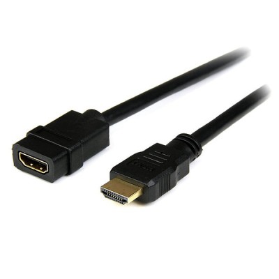 Extension HDMI StarTech.com - Macho a Hembra - 4K - 2Mts - Negro - HDEXT2M Extension HDMI StarTech.com - Macho a Hembra - 4K - 2Mts - Negro - HDEXT2M