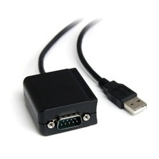 Cable Adaptador StarTech.com - USB a 1 Puerto RS232 - Retención COM - ICUSB2321F