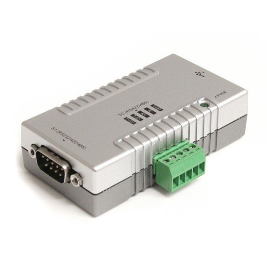 Adaptador StarTech.com - USB a 2 Puertos Serial RS232/RS422/RS485 - Retención COM - ICUSB2324852