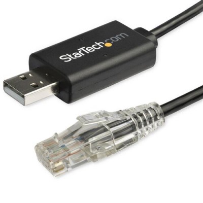 Cable USB StarTech.com ICUSBROLLOVR - USB 2.0 - RJ-45 - 1.8Mts - Negro - ICUSBROLLOVR