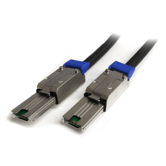 Cable SAS StarTech.com - 2x SFF-8088 - 1 M - Negro - ISAS88881