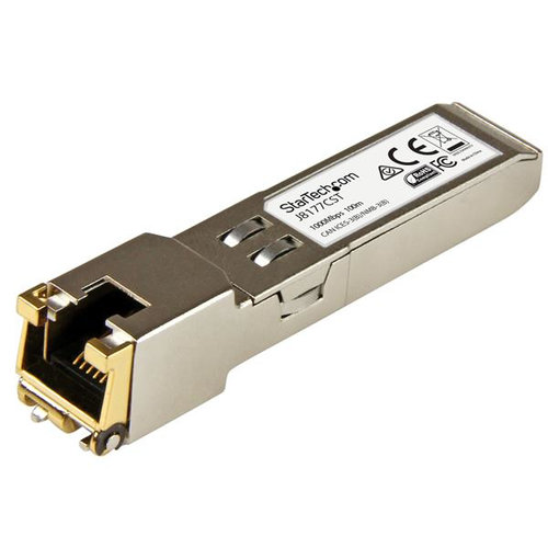 Transceptor SFP Gigabit Cobre StarTech Compatible con HP J8177C - Modelo J8177CST
