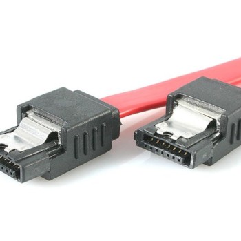 Cable SATA StarTech.com 7 Pines 20cm Rojo con Cierre de Seguridad - LSATA8