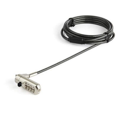 Candado StarTech.com - Combinación - Cable de 2m - Para Laptop - LTLOCKNANO Candado StarTech.com - Combinación - Cable de 2m - Para Laptop - LTLOCKNANO