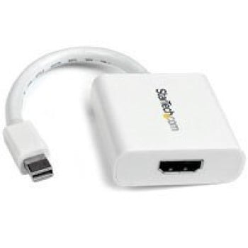 Adaptador de Video StarTech.com Mini DisplayPort a HDMI 1920x1200 Blanco MDP2HDW