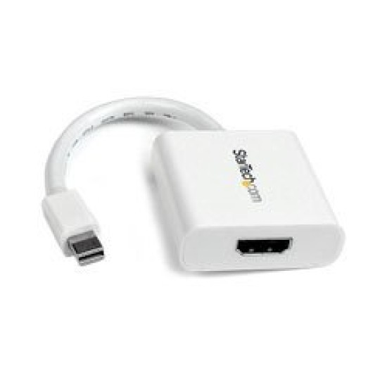Adaptador de Video StarTech.com - Mini DisplayPort a HDMI - 1920x1200 - Blanco - MDP2HDW