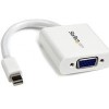 Convertidor StarTech.com MDP2VGAW - Conecta Mini DisplayPort a VGA - Blanco - MDP2VGAW
