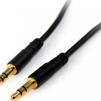 Cable de Audio Estéreo StarTech.com 3.5mm Macho a Macho 90 cm Negro Modelo MU3MMS