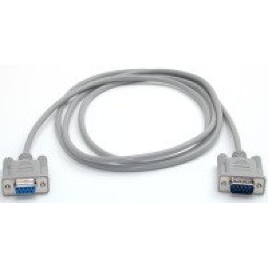 Cable de Extensión StarTech.com - DB9 Serial RS232 - Macho a Hembra - 1.8m - Gris - MXT100