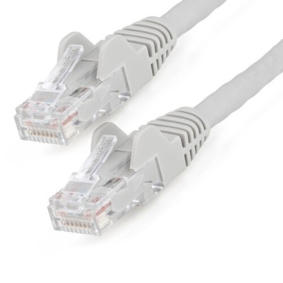 Cable de Red StarTech.com - Cat6 - RJ-45 - 1 M - Sin Enganches - Gris - N6LPATCH1MGR