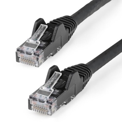 Cable de Red StarTech.com - Cat6 - RJ-45 - 2 M - Negro - Sin Enganches - N6LPATCH2MBK