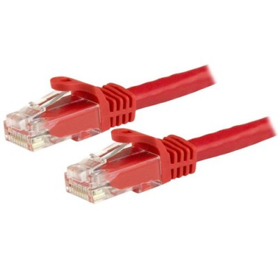 Cable de Red StarTech.com - Cat6 - RJ-45 - 15M - Rojo - N6PATC15MRD