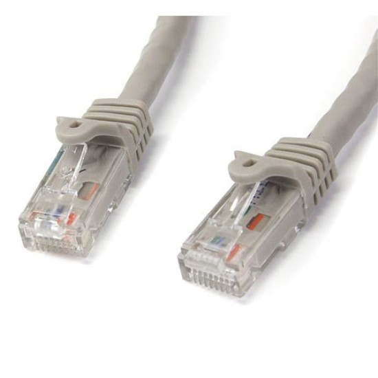 Cable de Red StarTech.com - Cat6 - RJ-45 - 1M - Gris - N6PATC1MGR