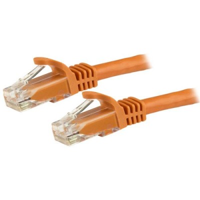 Cable de Red StarTech.com - Cat6 - RJ-45 - 50cm - Naranja - N6PATC50CMOR