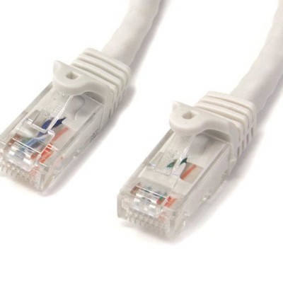 Cable de Red StarTech.com - Cat6 - RJ-45 - 5M - Blanco - N6PATC5MWH