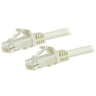 Cable de Red StarTech.com - Cat6 - RJ-45 - 30cm - Blanco - N6PATCH1WH