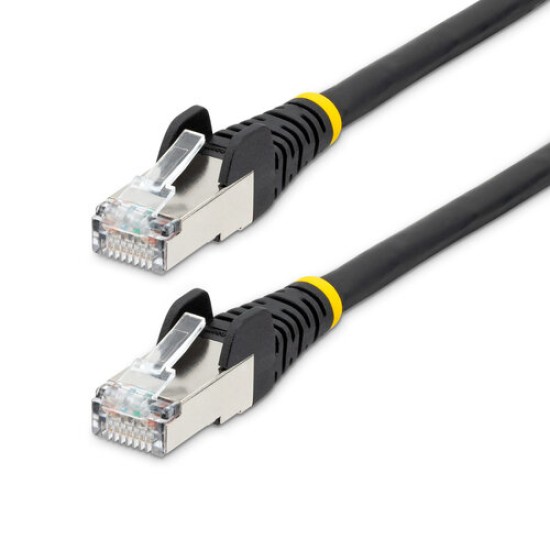 Cable Ethernet StarTech.com - Cat6a - 3m - Negro - NLBK-10F-CAT6A-PATCH