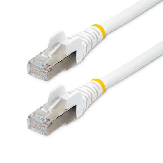 Cable Ethernet StarTech.com - Cat6a - 3m - Blanco - NLWH-10F-CAT6A-PATCH