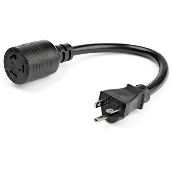 Cable de Alimentación StarTech.com PAC520PLR1 - NEMA-L5-20R a NEMA-5-20P - 12AWG - 30cm - PAC520PLR1