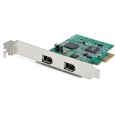 Adaptador Tarjeta StarTech.com PEX1394A2V2 - 2 Puertos - 6 pines - PCI Express a FireWire - PEX1394A2V2