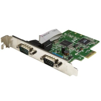 Tarjeta de Expansión StarTech.com - PCI-Express - 2x DB9 - PEX2S1050