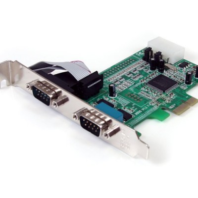 Tarjeta de Expansión StarTech.com - PCI-Express - 2x Serial RS-232 DB-9 - PEX2S553