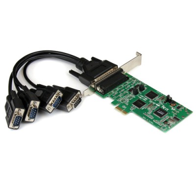 Tarjeta Adaptadora StarTech.com PCI Express - 4 Puertos Serial Combinación 2 x RS232, 2 x RS422/485 - PEX4S232485