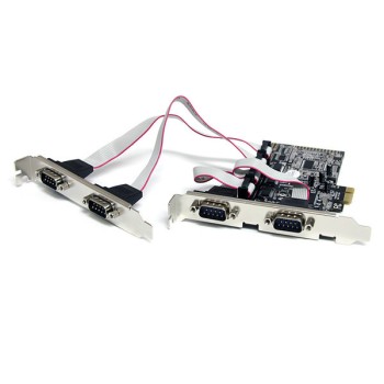 Tarjeta Adaptadora StarTech.com - PCI Express - 4x RS232 - 2x DB-9 - PEX4S553