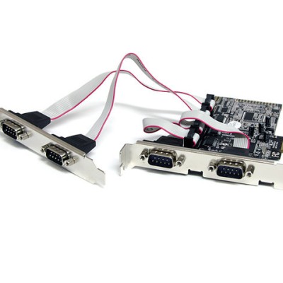 Tarjeta Adaptadora StarTech.com - PCI Express - 4x RS232 - 2x DB-9 - PEX4S553