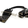 Tarjeta de Expansión StarTech.com - PCI-Express - 4x DB-9 - PEX4S553B