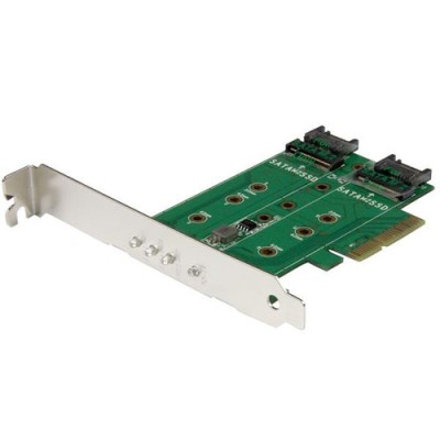 Tarjeta de Expansión StarTech.com - PCI-Express - M.2 - SATA - PEXM2SAT32N1