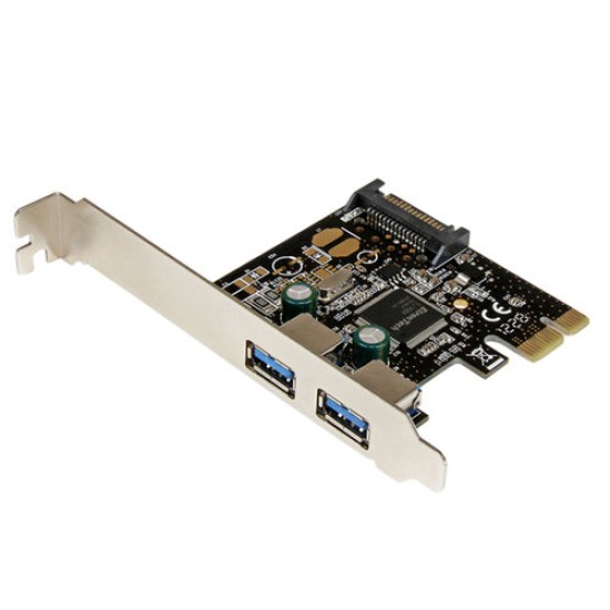 Tarjeta de Expansión StarTech.com - PCI-Express - 2x USB 3.0 - SATA - PEXUSB3S23