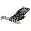 Tarjeta de Expansión StarTech.com - PCI-Express - 4x USB 3.0 - PEXUSB3S44V