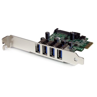 Tarjeta de Expansión StarTech.com - PCI-Express - 4x USB 3.0 - PEXUSB3S4V