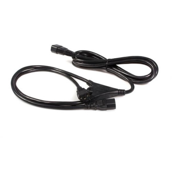 Cable StarTech.com PXT100Y - Adaptador - 3M - C14 IEC320 a 2x C13 - PXT100Y