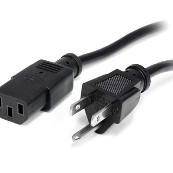 Cable de Poder StarTech.com C13 a NEMA 5-15P 3.7m Negro Modelo PXT10112