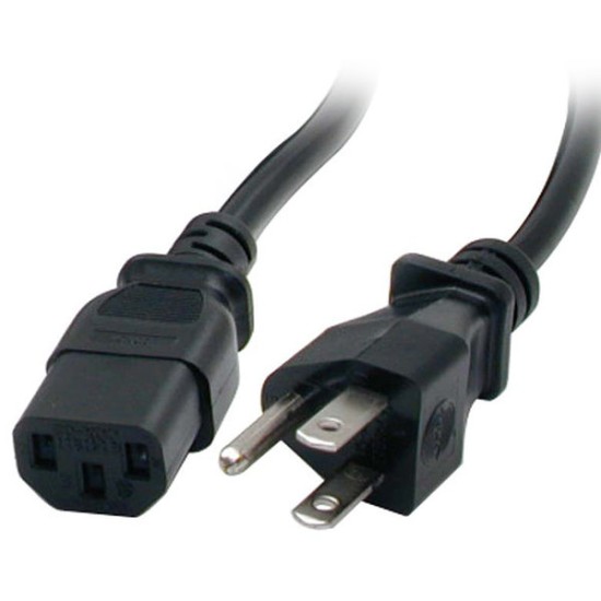 Cable de Poder StarTech.com 7.6m - NEMA5-15P a C13 - para PC - PXT10125