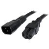 Cable StarTech.com 1.8m 14 AWG Adaptador Jumper Bridge IEC C14 a IEC C15 para Servidor UPS - PXTC14C156 Cable StarTech.com 1.8m 14 AWG Adaptador Jumper Bridge IEC C14 a IEC C15 para Servidor UPS - PXTC14C156