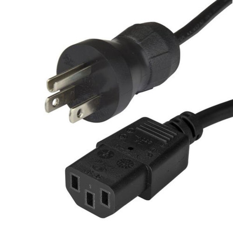 Cable de Alimentación StarTech.com - 0.9M - PC - Nema 5-15p a C13 - PXTMG1013