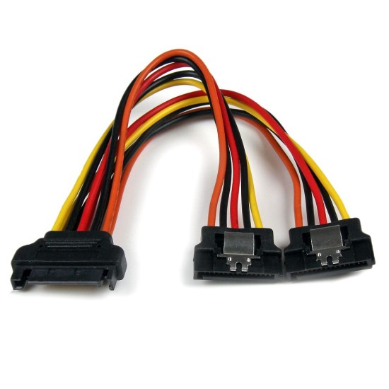 Cable de Alimentación StarTech.com - SATA 15 Pines - 15 cm - PYO2LSATA