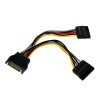 Cable de Alimentación StarTech.com - 15 Pines - 2x SATA - 15cm - PYO2SATA Cable de Alimentación StarTech.com - 15 Pines - 2x SATA - 15cm - PYO2SATA