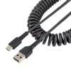 Cable StarTech.com - USB-A a USB-C - Espiral - 50cm - R2ACC-50C-USB-CABLE Cable StarTech.com - USB-A a USB-C - Espiral - 50cm - R2ACC-50C-USB-CABLE