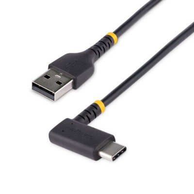 Cable StarTech.com - USB-A a USB-C - 1 m - Acodado - R2ACR-1M-USB-CABLE