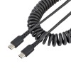 Cable StarTech.com - USB-C a USB-C - Espiral - 50cm - R2CCC-50C-USB-CABLE Cable StarTech.com - USB-C a USB-C - Espiral - 50cm - R2CCC-50C-USB-CABLE