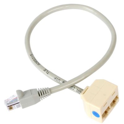 Adaptador StarTech.com - 2x RJ-45 a RJ-45 Cat5e - RJ45SPLITTER