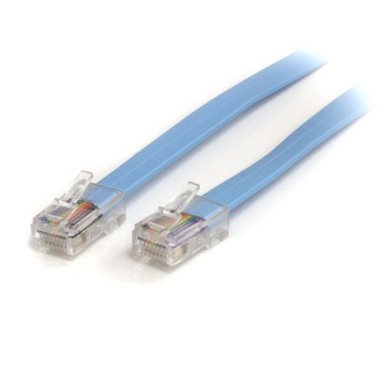 Cable Rollover de Consola StarTech.com - RJ-45 - 1.8M - Azul - ROLLOVERMM6